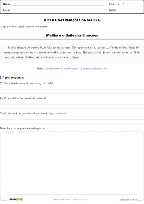 Historinha para crianças